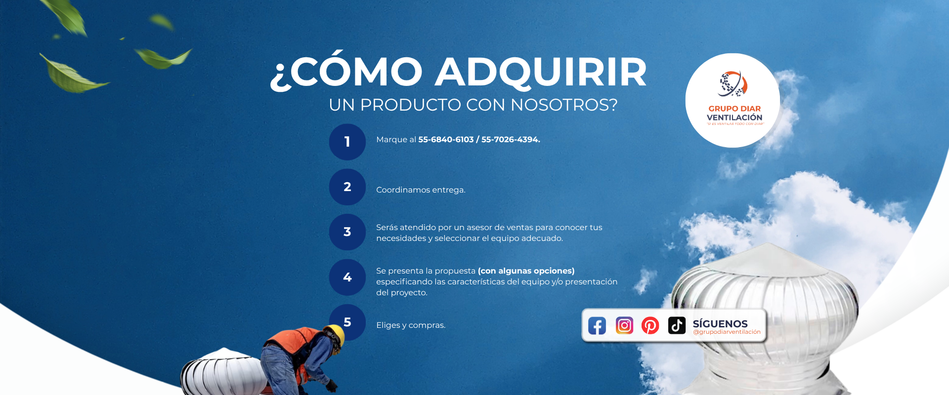 Proyecto de ventilación industrial en México