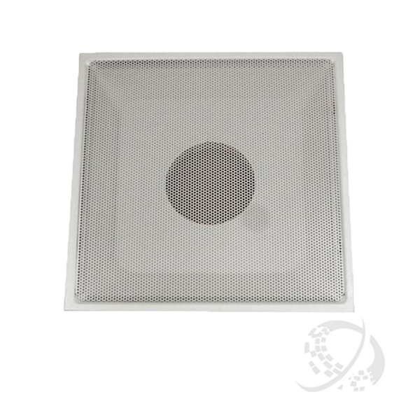 Retorno modular con malla perforada.