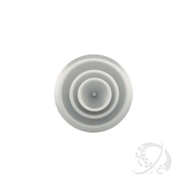 Difusor circular construido en acero.